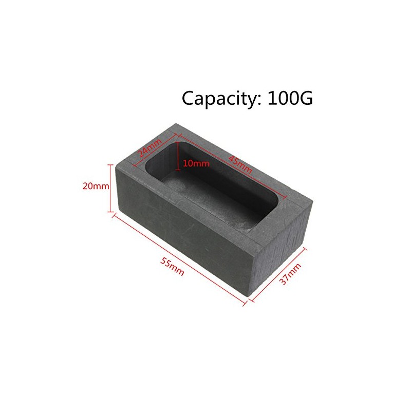 MASUNN High Purity Graphite Casting Melting Ingot Mold For Gold