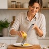 BAESTO Parmesan Grater Kitchen Grater Stainless Steel 2-in-1 Fine &