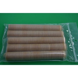 5-pack Clear 21mm Collagen snack sausage casings for 25 lbs of snack sausage. From Smokehouse Chef. Beef product in USA