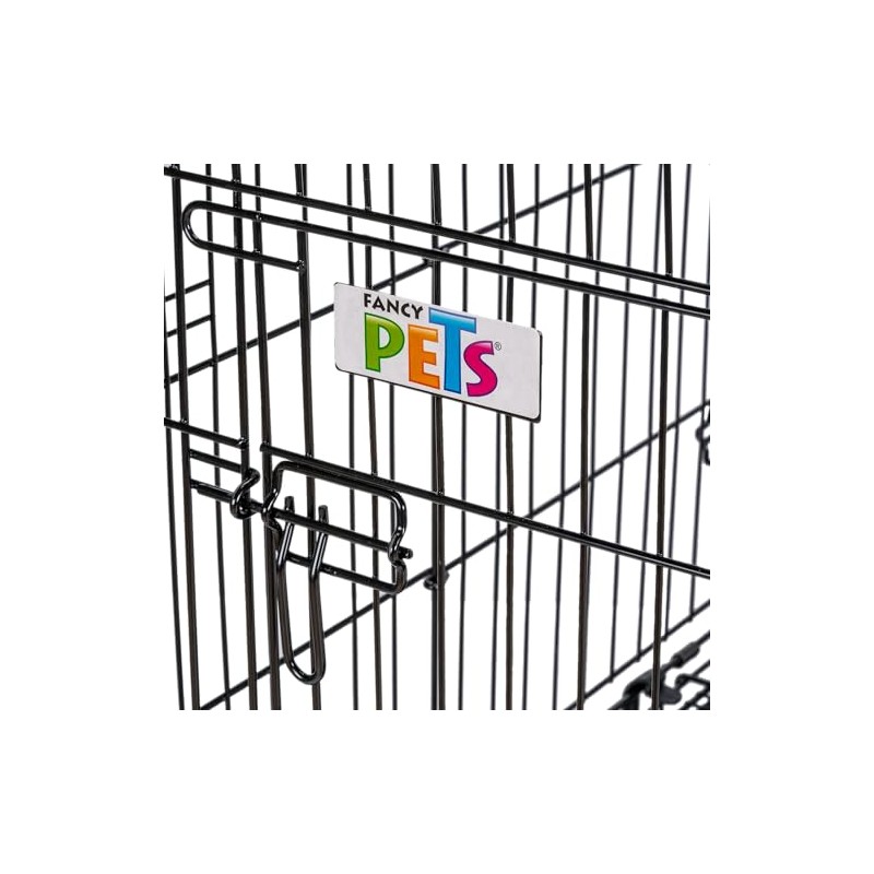 Fancy Pets Jaula Metálica Plegable para Perro - 93 cm