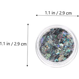 12 Cajas de Gel de Brillo Purpurina Líquida para Rostro y Uñas, Material Seguro y Fácil de Usar Adecuado para Fiesta de Carnaval y Navidad