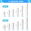 Machine Screws, 100 PCS Phillips Pan Head Electricians Screw Kit
