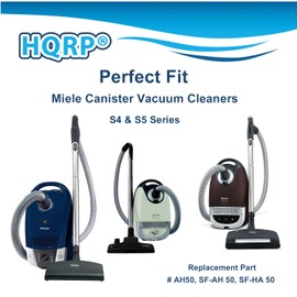 HQRP 2-Pack Active HEPA Filter compatible with Miele Pisces S5281 / Neptune canister vacuum cleaners
