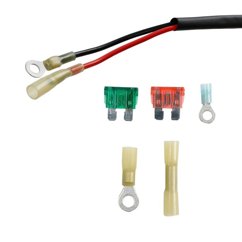 Dual Electric Cooling Fan Wiring Install Kit 185 Degree On