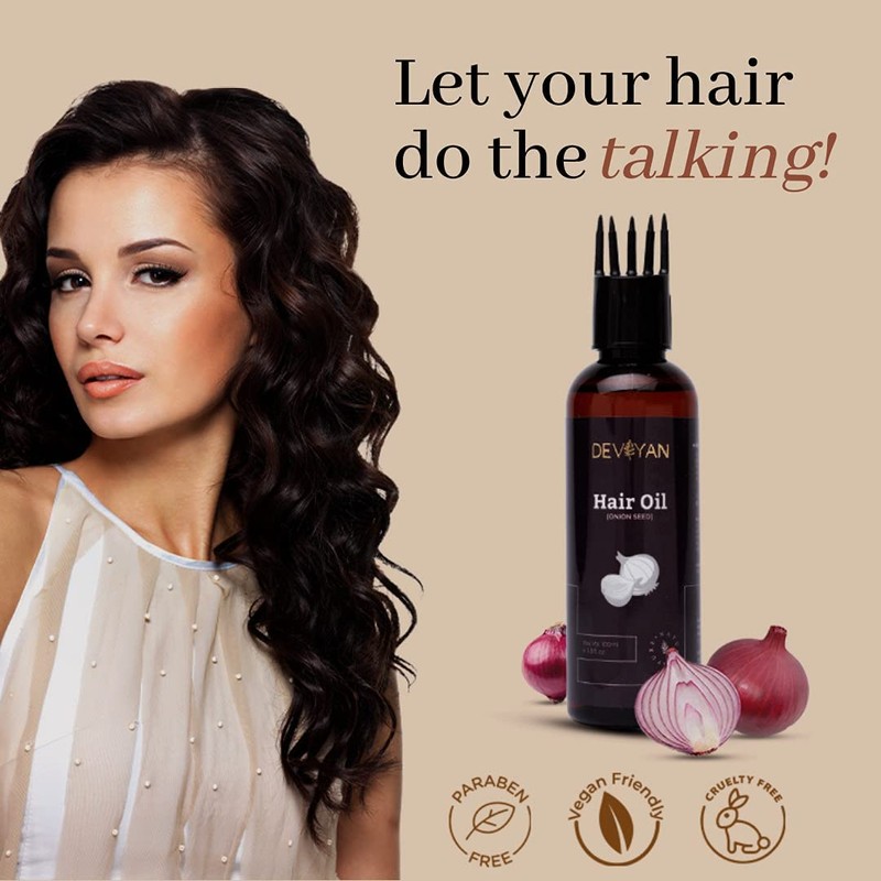 Generic Onion Seed Hair Oil for Hair Fall Control and
