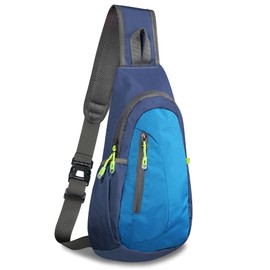 TITECOUGO Small Sling Bag Lightweight Crossbody Bag for Women Men Hiking Backpack Travel Shoulder Bag Chest Daypack for Gym Work Outdoor Sports Navy Blue