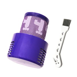 MaximalPower Replacement Washable and Reusable Filter for Dyson V10 Cyclone & Animal Series Vacuums (1 Pack + Brush)
