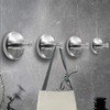 Fosoloni Suction Cup Hooks, Pack of 4 Towel Holders, No