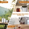 Vaolvpant No Coating 9 Cup Percolator Coffee Pot 304 Stainless