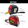 NORTOOLS Tape Measure,7.5M/25-Foot,Retractable Measuring Tape with Waterproof ABS Case,Self-Locking Blade,Easy