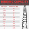 Binditek 100P Double Loop Wire Binding Spines, 1/2Inch Binding Wire