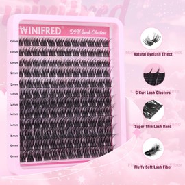 Natural Lash Clusters Wispy Eyelash Clusters Natural Look Cluster Eyelash Extensions C Curl Lash Extension Individual Lashes Faux Mink Cluster Lashes by Winifred