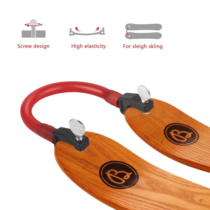 BESPORTBLE Ski Training Aid Removable Compact Control Tool Ski Tip