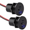 acegoo USB Socket 12V Outlet Campervan CNC Aluminum 48W with