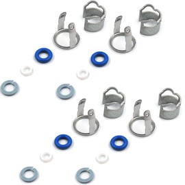 HiSport Fuel Injectors Seals Repair O-Ring Kit 06D998907 Replacement for Golf Jeta (4 Pack)