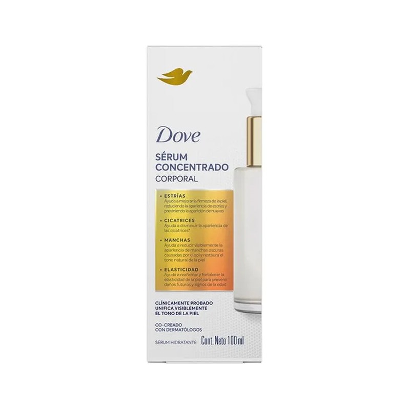 Dove Sérum Corporal Concentrado Estrías 100 2pzas Pack