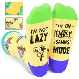 HAPPYPOP Funny Koala Gifts for Girls Women Men Koala Bear Gifts, Fun Koala Socks for Mom Dad