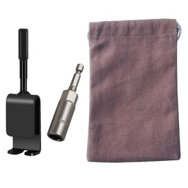 GHASYXL Ice Anchor Drill Adapterice Anchor Toolpower Driven Drill Heavy Duty Auger Ground Anchor Quick Tightenoutdoor Winter Fishing Camping Accessories（Black）