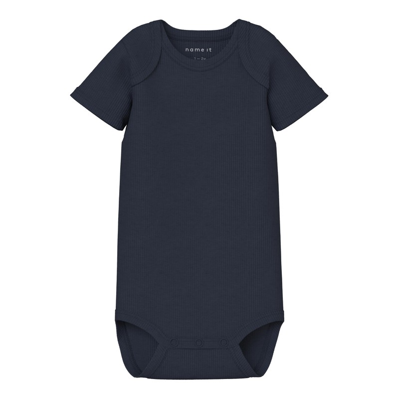 NAME IT Unisex Nbnbody 3P SS Solid Rib Noos (Pack