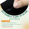 Easyouth Black Tape-In Extensions Real Hair Invisible Real Hair Tape-In