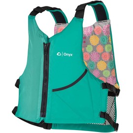 ONYX Unversal Paddle Kayak Life Vest, Aqua, Oversize