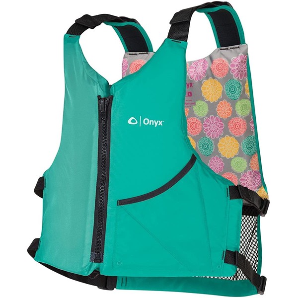 ONYX Unversal Paddle Kayak Life Vest, Aqua, Oversize