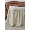 Jotex Zack Valance Bed Skirt, 100% High-Quality Organic Cotton, Height