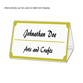 Marketing Holders Table Tent 4"W x 6"H Countertop Pack of 20 Sign Frame Deli Hair Salon Pricing Sandwich Shops 3 Sided Advertisement Menu Literature Sign Holder Drink Specials