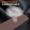 GAMPRO Perforated Breathable Car Seat Belt Pads, Microfiber Synthetic Leather