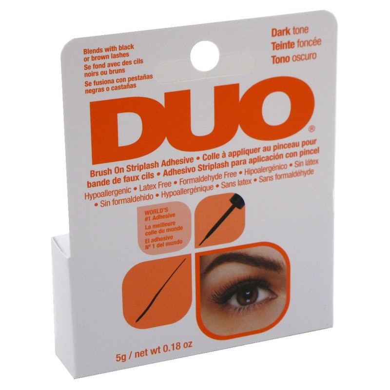 Duo Brush-On Striplash Adhesive Dark Tone 0.18 Ounce (5.3ml) (2