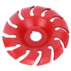 3.5in 12 Tooth Polishing Disc Red Wheel Woodworking Engraving Tool