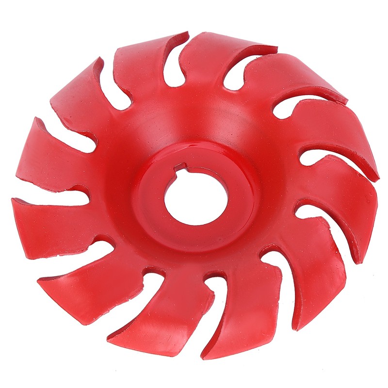 3.5in 12 Tooth Polishing Disc Red Wheel Woodworking Engraving Tool