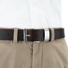Pierre Cardin 70007 40 mm Wide Black or Brown Leather
