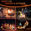 5PCS Fire Colour Changing Powder,Magical Flames,Magic Campfire Flam,Long-Lasting Fire Colour