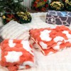 Soft Cow Print Blanket for Couch, Bed, or Living Room