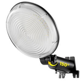 LED Barn Light 120W, 12000LM Dusk to Dawn Outdoor Lighting, 6500K Daylight Yard Lights, IP66 Waterproof Street Lights for Farmhouse Barns Garage Yard Warehouse Outdoor Security Lights (1 Pack)