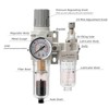LNCHKA Air Pressure Regulator with Pressure Gauge(0-150PSI),Water Separator for Air