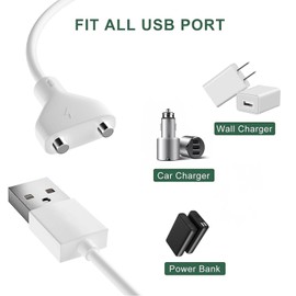 FITE ON Magnetic USB DC Charger Cable Replacement Charging Cord-(10MM/0.39Inch) (1)