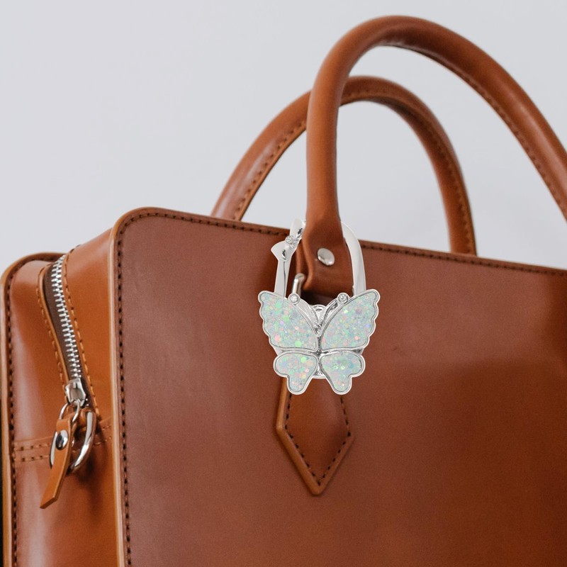 Operitacx 2pcs Portable Handbag Hook Decorative Bag Hanger for Tables