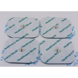 TENS Electrodes Combo-Pack for Beurer and Sanitas TENS and EMS Machines Set of 8 Square & 8 Rectangle Studded Electrodes