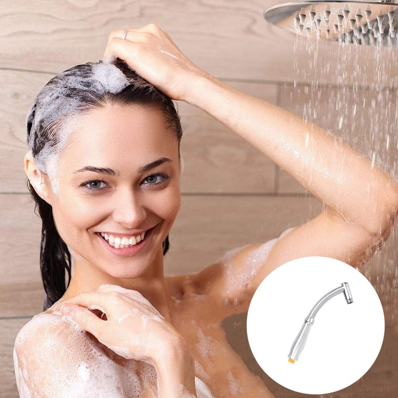Shower Handheld Extension Arm Universal Connection Showerhead Extender Showerhead Extender