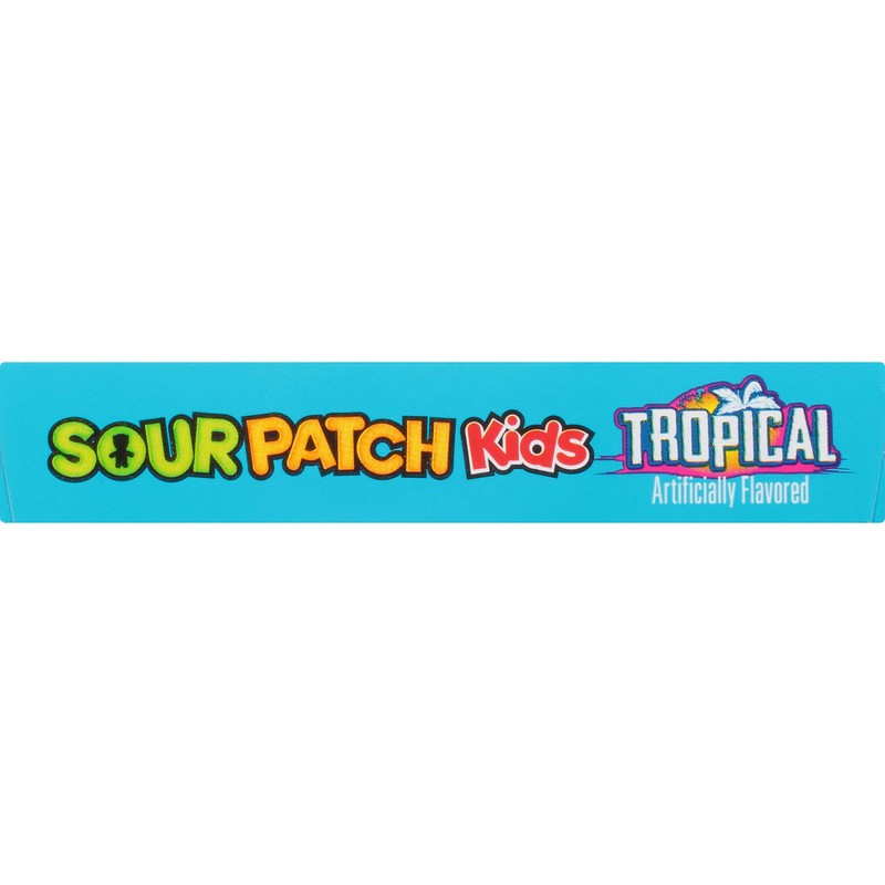 Sour Patch Kids Sweet and Sour Gummy Candy, Tropical, 3.5
