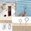 20 Pieces 304 Stainless Steel Screw-in Hooks, Hook Bolt Screw