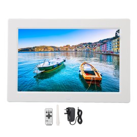 Digital Picture Frame 9.8 Inch 1080P HD Multifunctional Mini Smart Electronic Photo Frame with Remote Control for Home