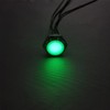 GUUZI 4pcs 12V-24V RGB Triple (Red Green Blue) Metal LED