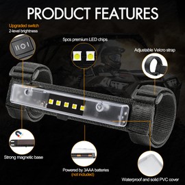 UTV Dome Light, Rfroad Lighting Universal Roll Bar Mount LED Lights UTV Interior Light Roll Cage Utility Lights for SXS Polaris RZR Can Am ATV Truck Car Off Road Kawasaki Golf Car