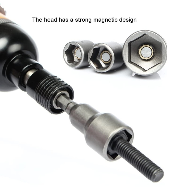imatenn Magnetic Nut Setter Driver Drill Bit Set, 6-19mm Metric
