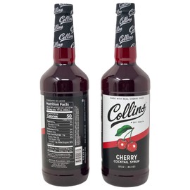 32 oz. Cherry Cocktail Syrup by Collins Pack of 2
