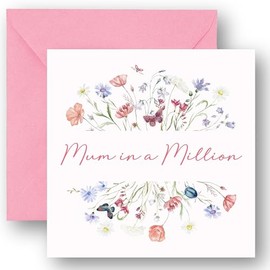 Felbridge Studio - Mothers Day Card - Mothers Day Cards for Mum - Funny - From Daughter Son Both of Us Kids Wife Husband - Step Mum Mom Mam - 14cm