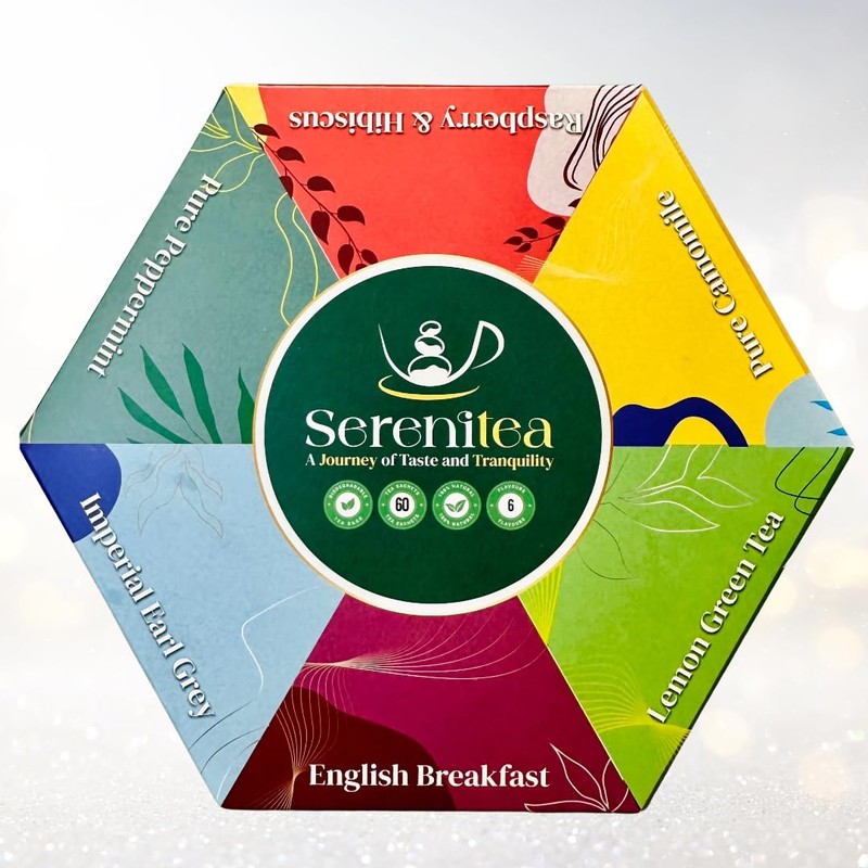 SereniTea Tea Collection Gift Set - Tea selection consists of